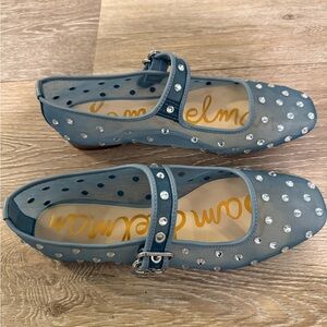 Sam Edelman MICHAELA SHINE MARY JANE FLAT size 6.5